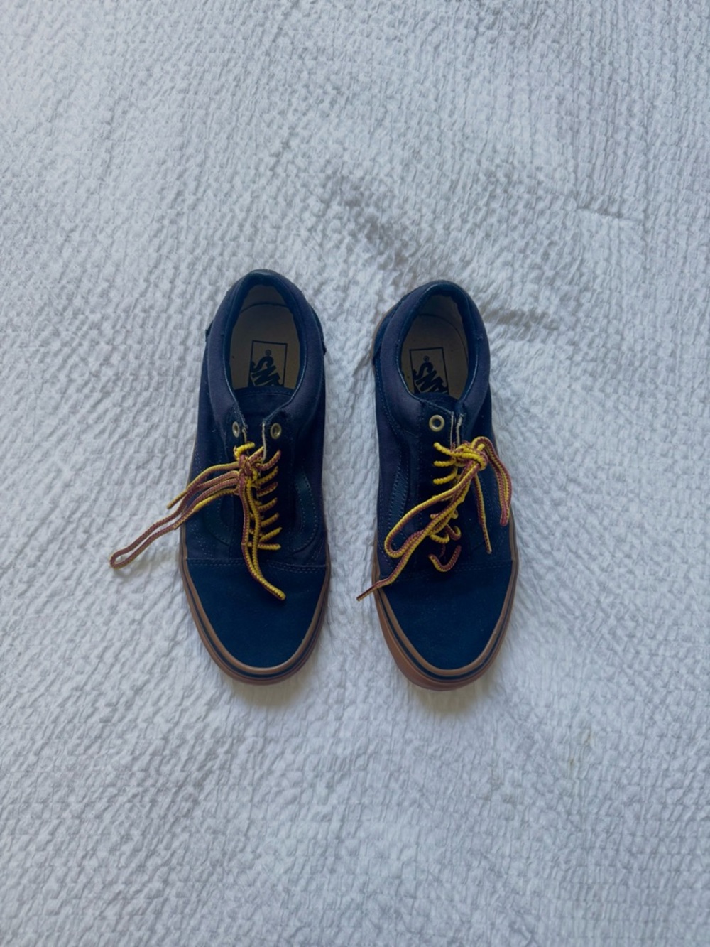 Vans Old Skool "Sky Captain" Navy Suede Gum Sole